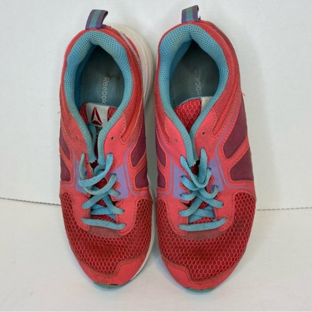 Reebok Zone Cushrun 2.0 Pink Running Shoe Sneaker Kids Youth Girl's Size 4 - Picture 7 of 11
